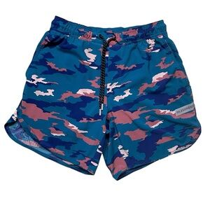 Legends MultiColor Camo Lined Activewear Outdoor Training Gym Casual Shorts Sz S
